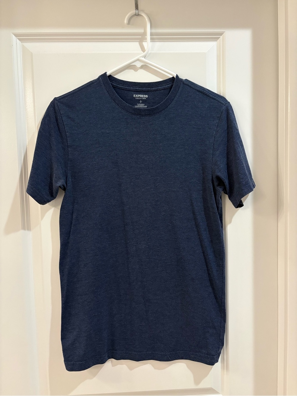 Express Men’s Dark Navy Crew Neck Short Sleeve Tee